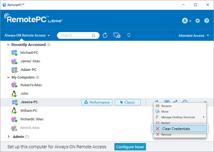 RemotePC FAQ