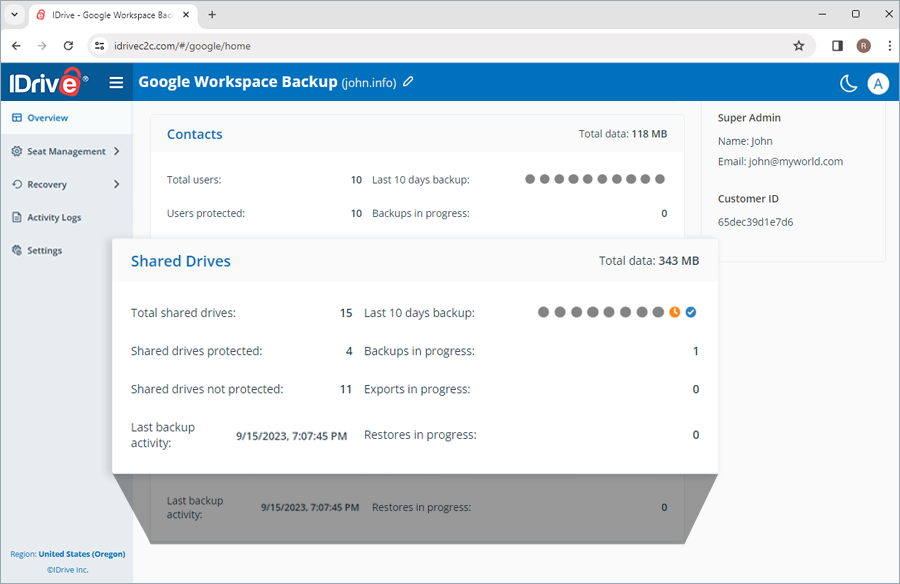 Google Workspace Backup